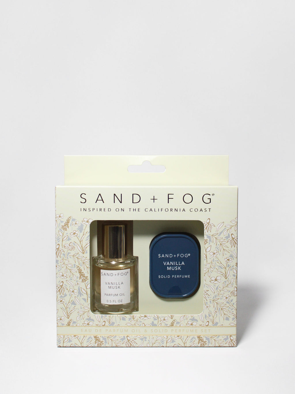 Elegant Perfume Oil Rollerball and Solid Perfume Set - Vanilla Musk